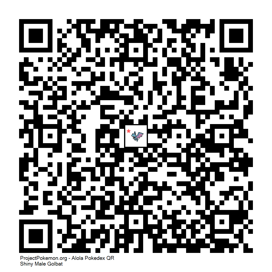 Cdigo QR de Golbat variocolor
